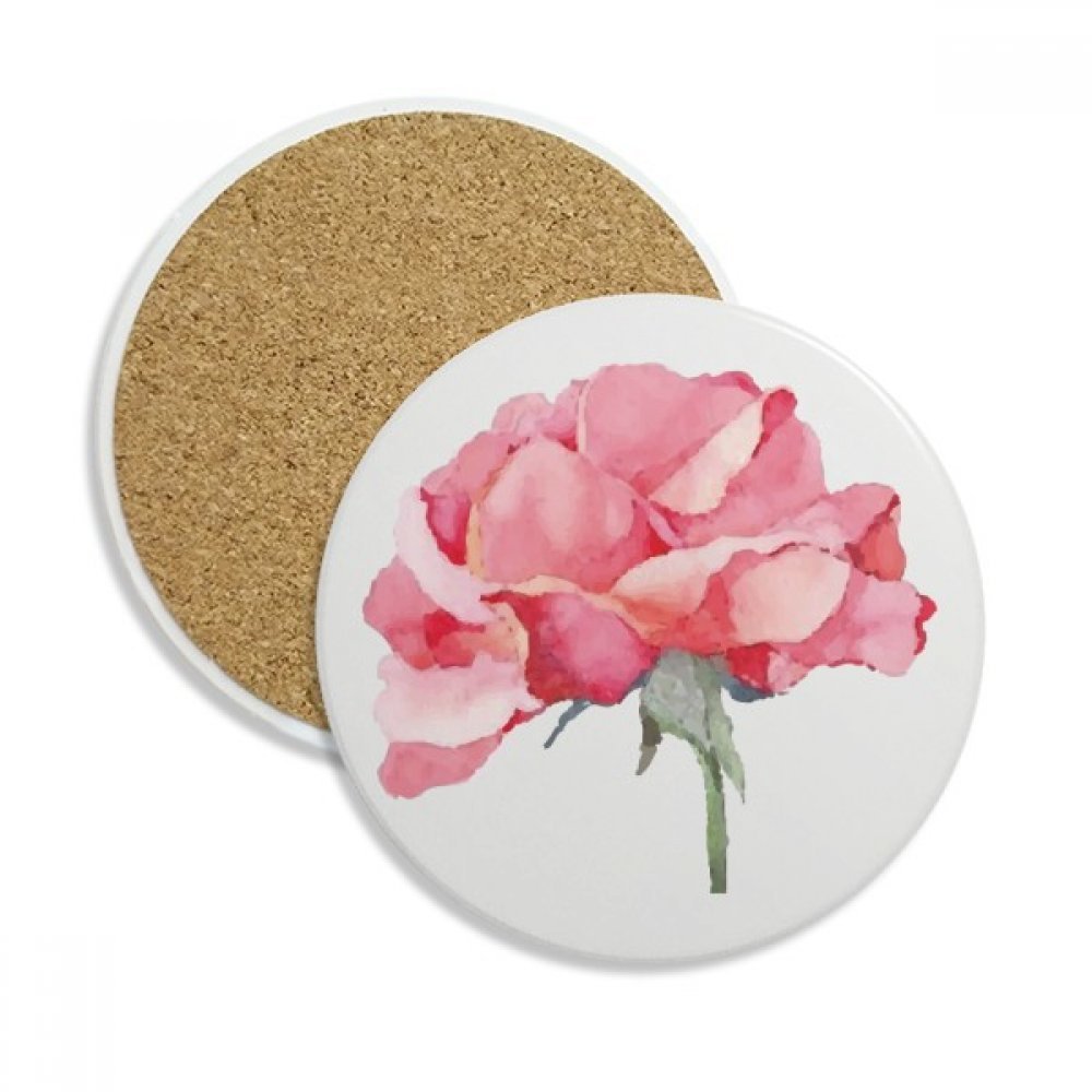 Coaster en céramique aquarelle fleur pour embellir vos tables de salon et repas