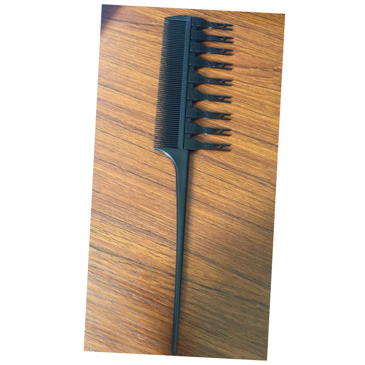 minkissy Hair Dyeing Brush with Hook Professional Hair Coloring Comb Tool for Salon and Home Use Easy Clean Durable Design for Tinting and Highlighting Black