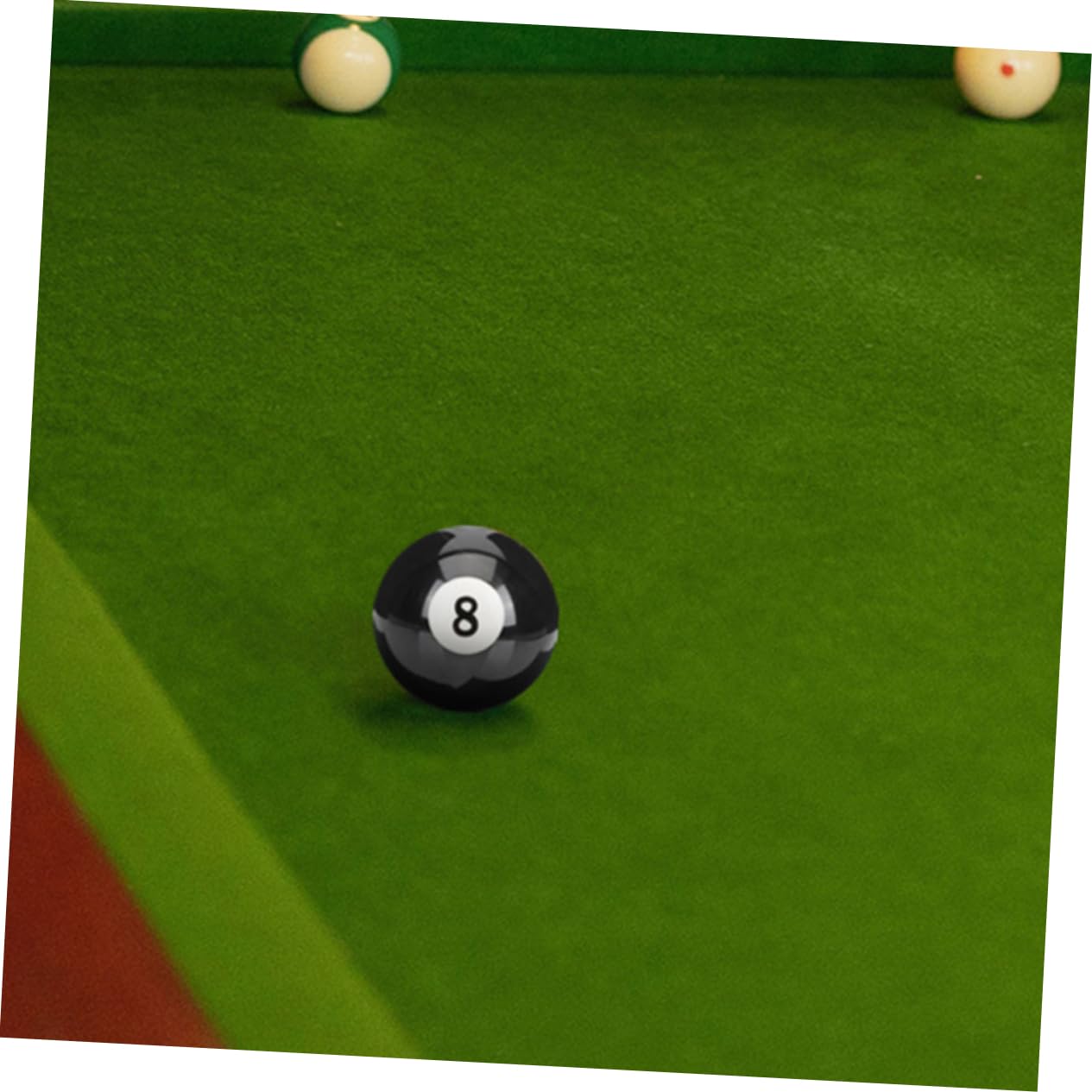 Palla da biliardo 8 pezzi numero 8 in resina resistente all'usura calibrata precisa rotonda ed equilibrata palla da gioco durevole per piscina e allenamento biliardo