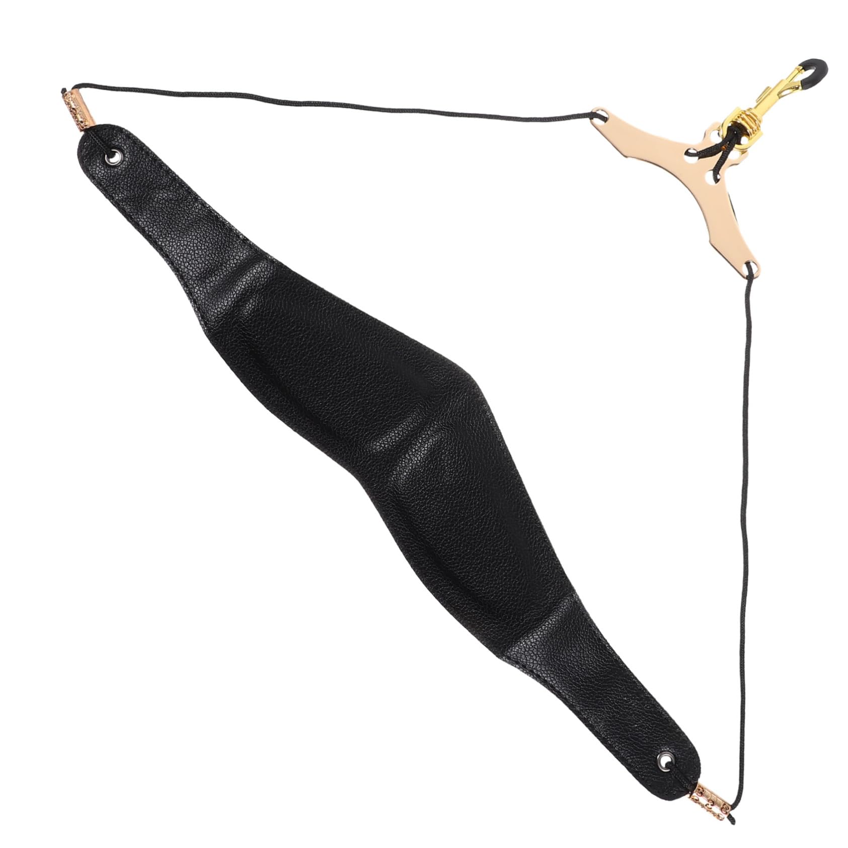 BESPORTBLE Saxophone Strap Padded Saxophone Neck Strap Straps Alto Saxophone Neck Strip Adjustable Sax Strap Saxophone Accessories Saxophone Accessory Sax Strap Metal Black