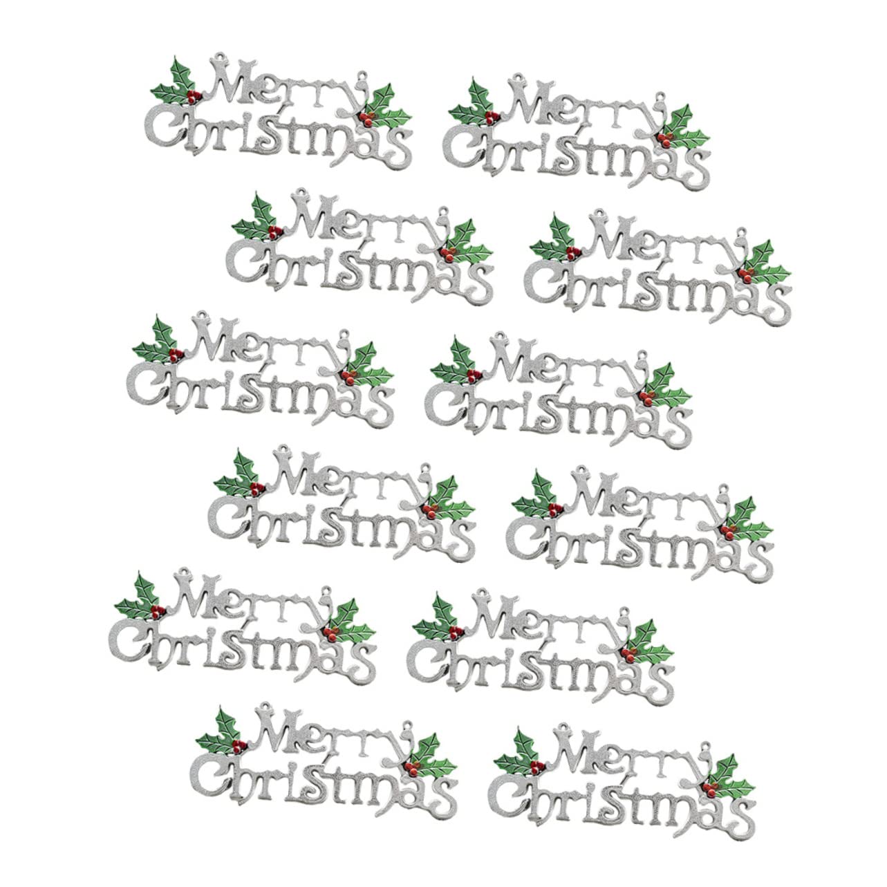 12piezas Colgantes De Puerta De Navidad Merry Christmas Decoraciones y Originales