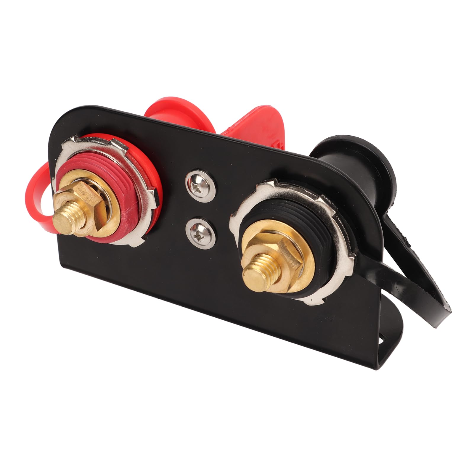 Morsetti per Batteria Remoti Pratico Usare, Pila di Ricarica per Auto Presa con Nucleo in Rame Dado in Ottone Tappo Bullone Circa 32 Mm, Chiusura di Sicurezza 250 A per