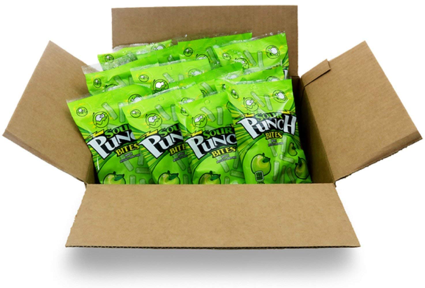 Sour Punch Bites, Sour Apple Fruit Flavored Soft & Chewy Candy, 5oz Bag (12 Pack) : Gummy Candy : Grocery & Gourmet Food