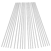 Vista 1 de Feelers Varilla redonda de aluminio 6061 de 1/8" (3mm) de diámetro, varilla sólida de aluminio para bricolaje, 150mm de longitud, 20 piezas