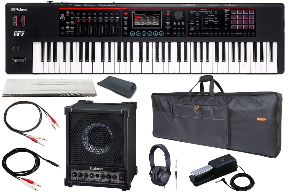 【美品】Roland Fantom-07 純正ペダル、ケース、説明書付き Amazon.co.jp: Roland ローランド/FANTOM-07 [CM-30 ＆ 純正ケース