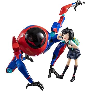 ピーターパーカー　ミニスタチュー スパイダーマン：スパイダーバース SVアクション ピーター・B