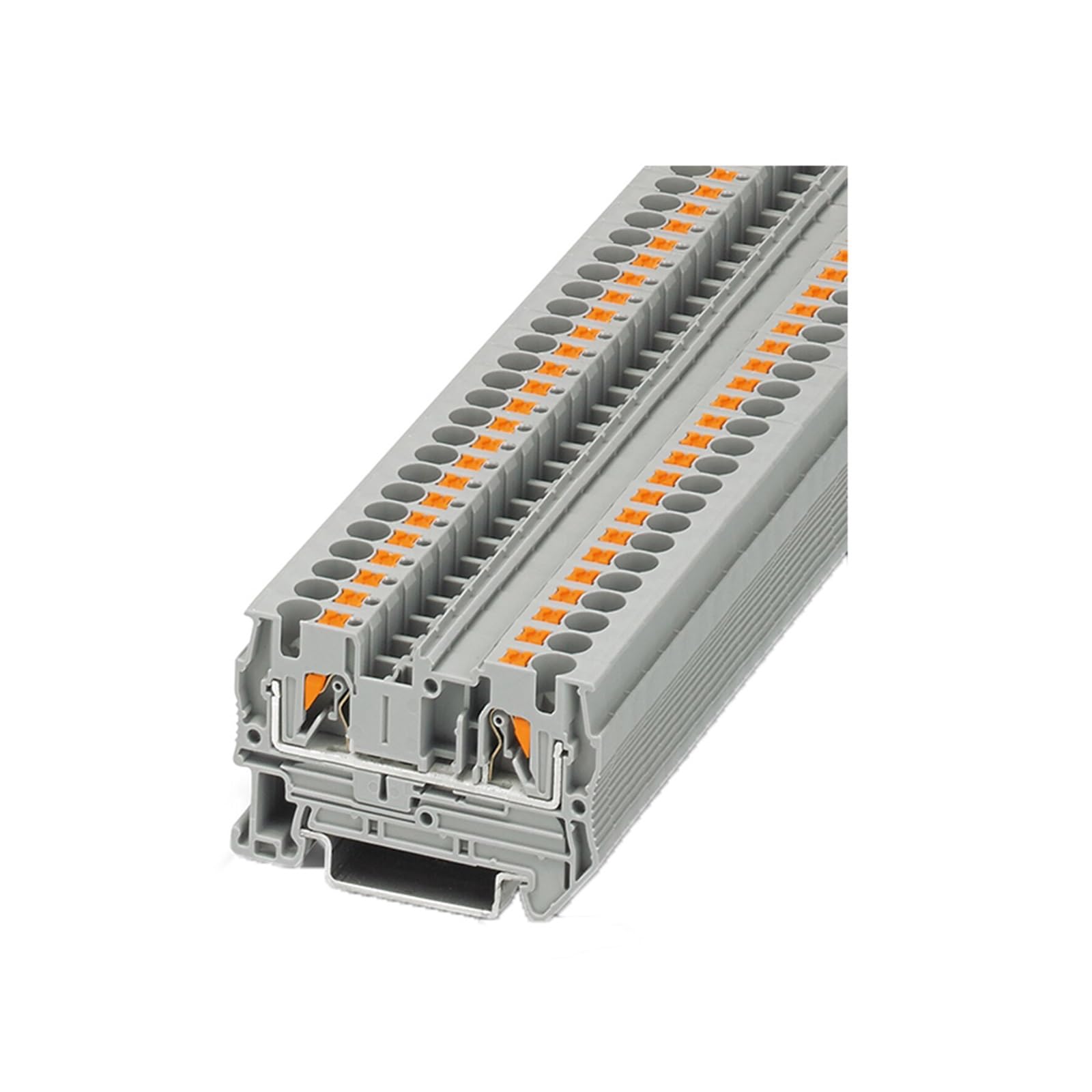 Bloque de terminales PT 4 gris para organizar cuadros eléctricos modulares 2
