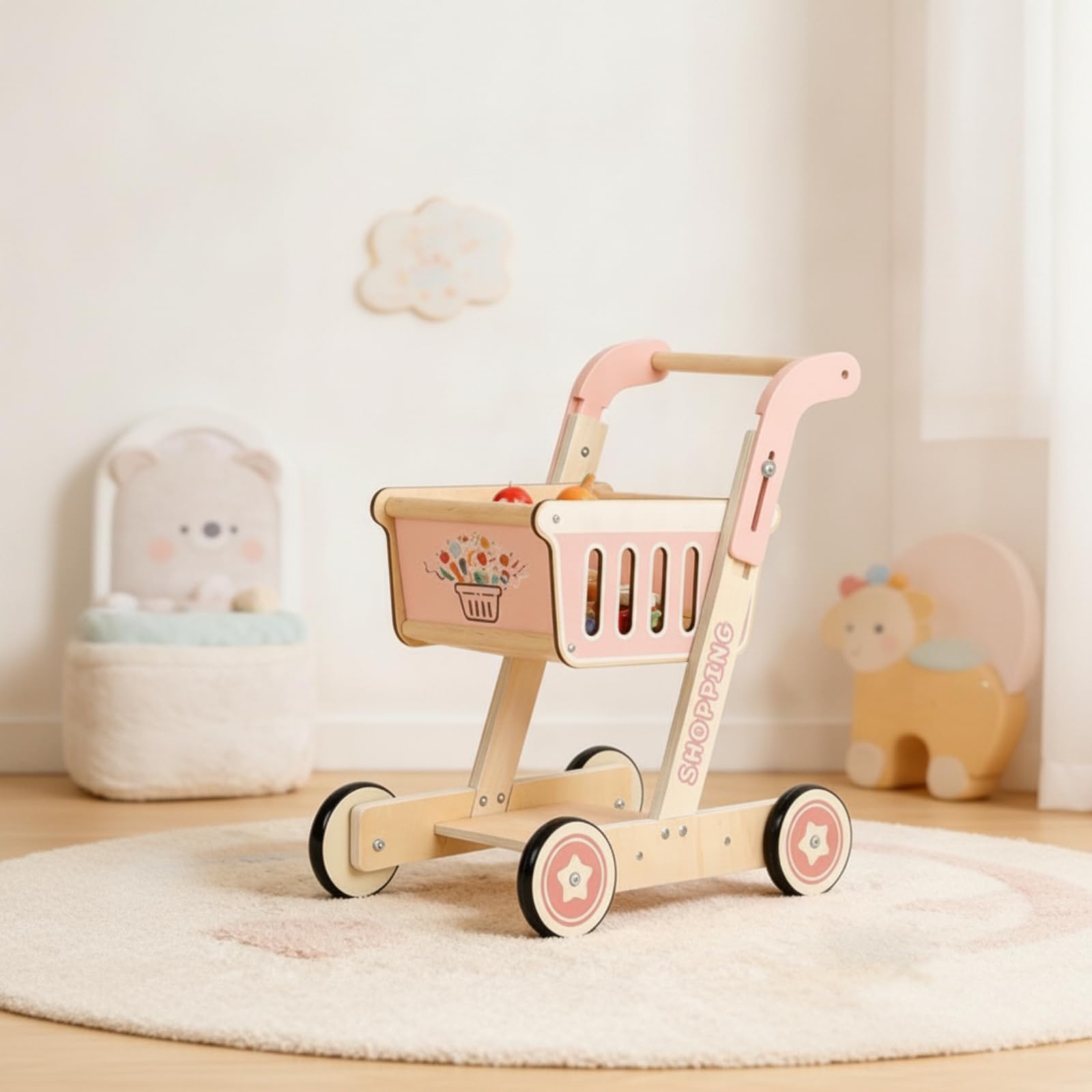 Carrello Giocattolo Bordi Arrotondati