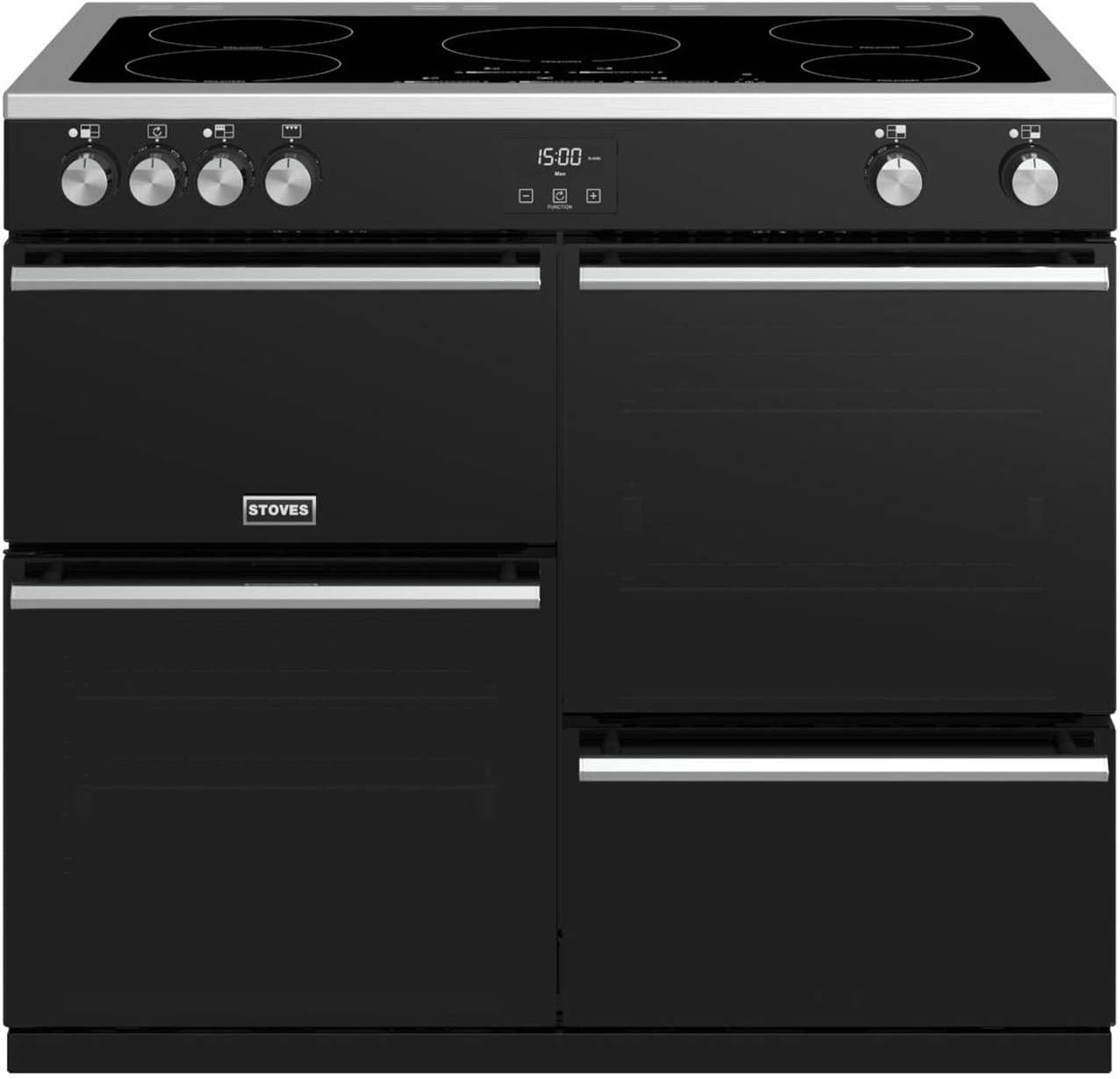 Stoves Precision DX S1000Ei 100cm Electric Range Cooker with Induction