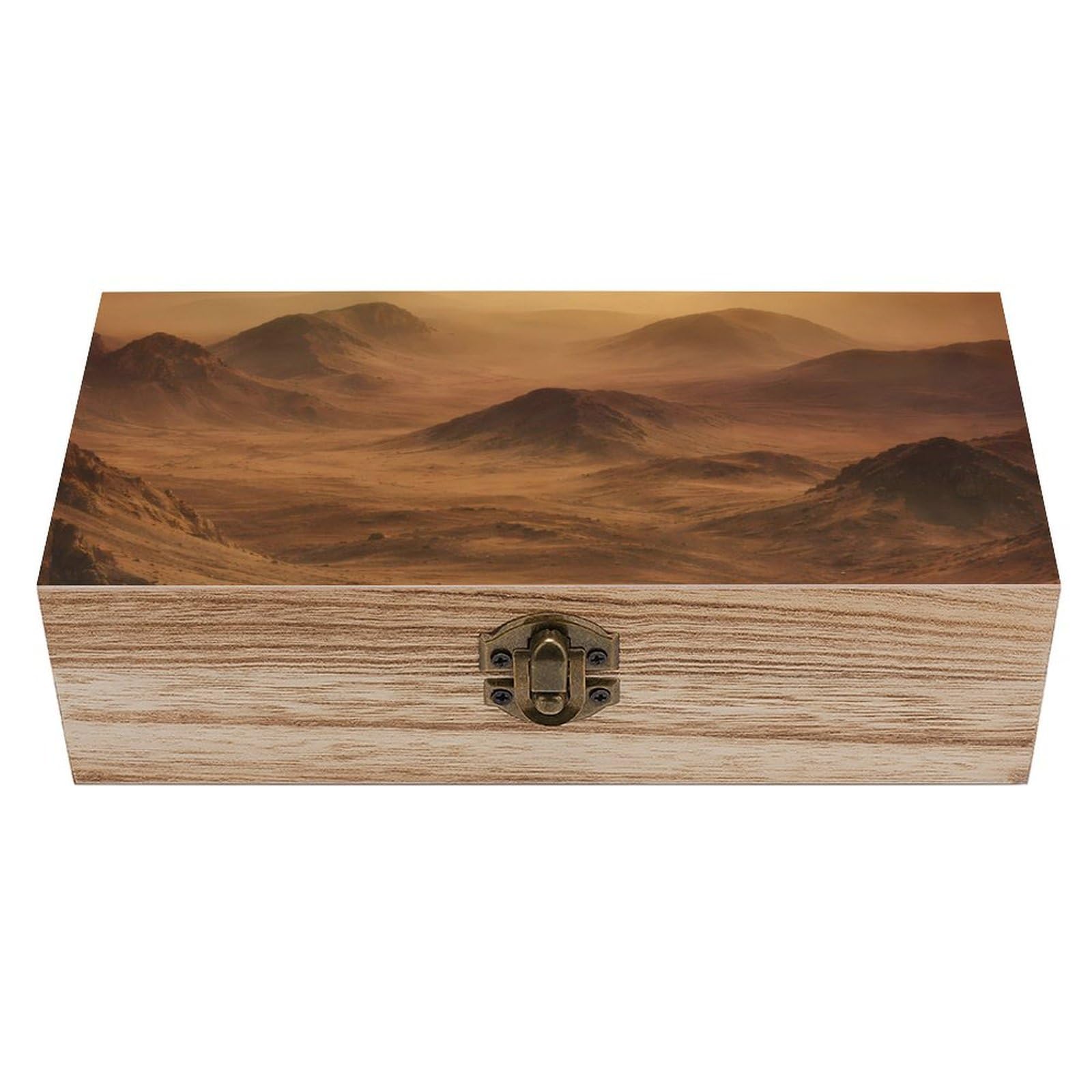 HLBSDM Sunset in Valley Wooden Storage Box