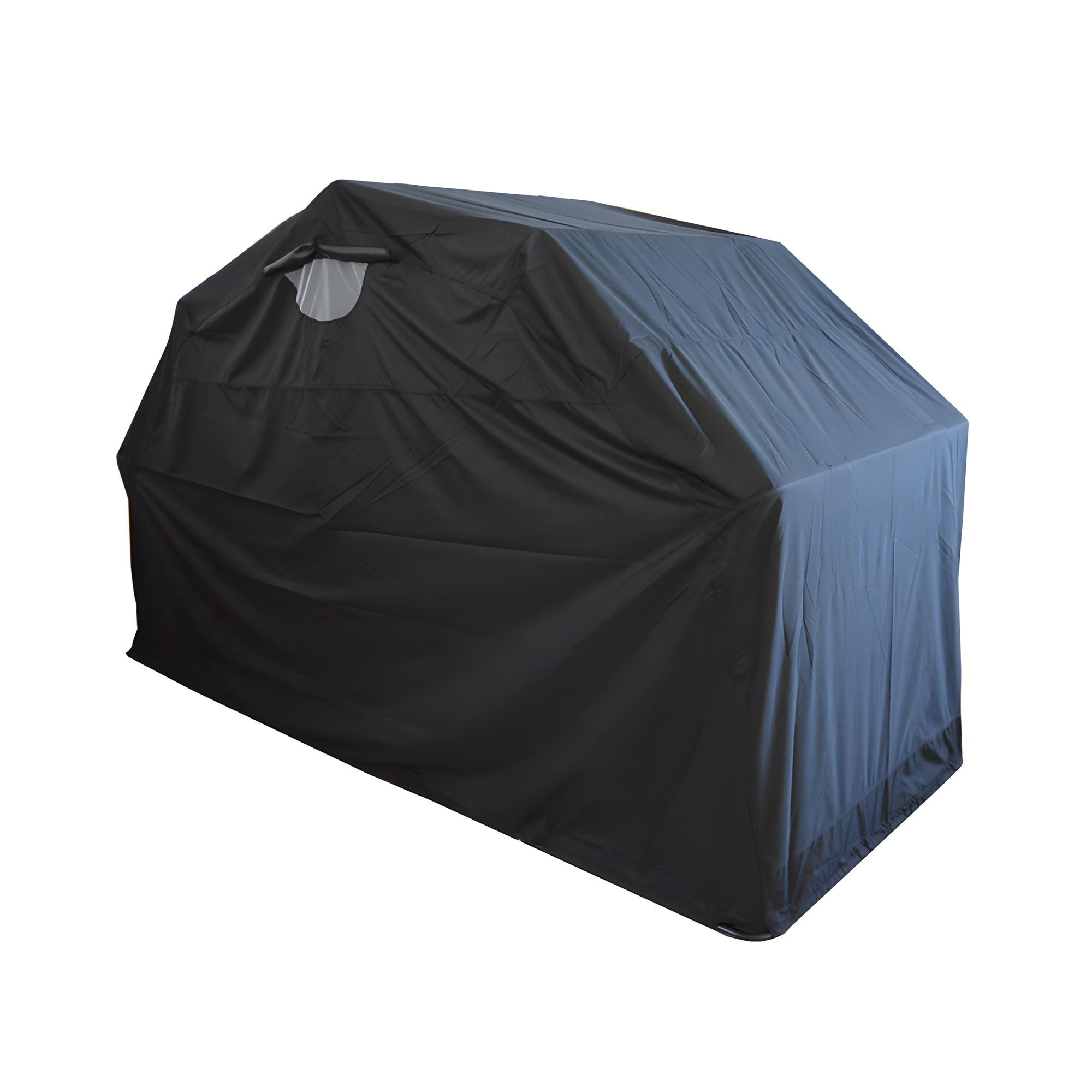 Banfluxion Motorcycle Shelter Large Motorcycle Storage Tent with Widen Shed Cover 135.8"x74.0"x74.8" 600D Oxford Fabric and Galvanized Iron Pipe