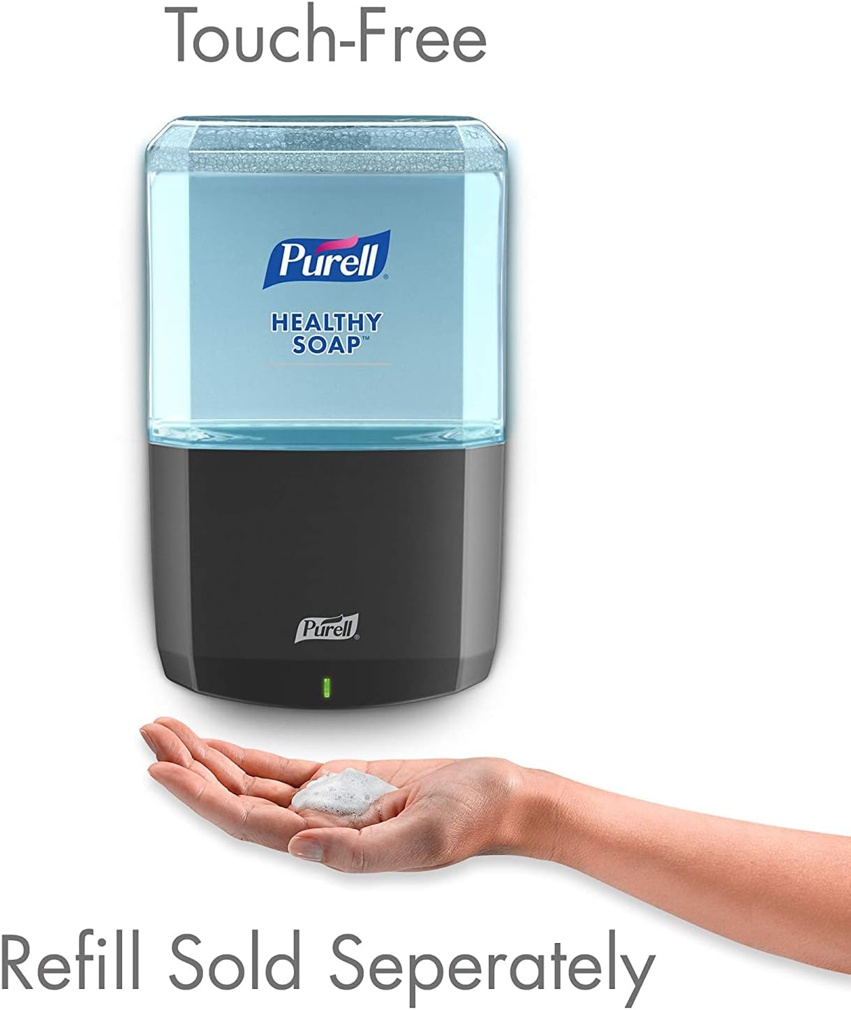 Graphite Automatic Touch-Free Soap Dispenser with 1200 mL Capacity