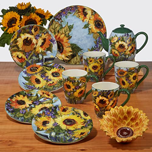 Set de 4 Mugs Cerámicos Sunflower Bouquet 20 oz miniatura 6