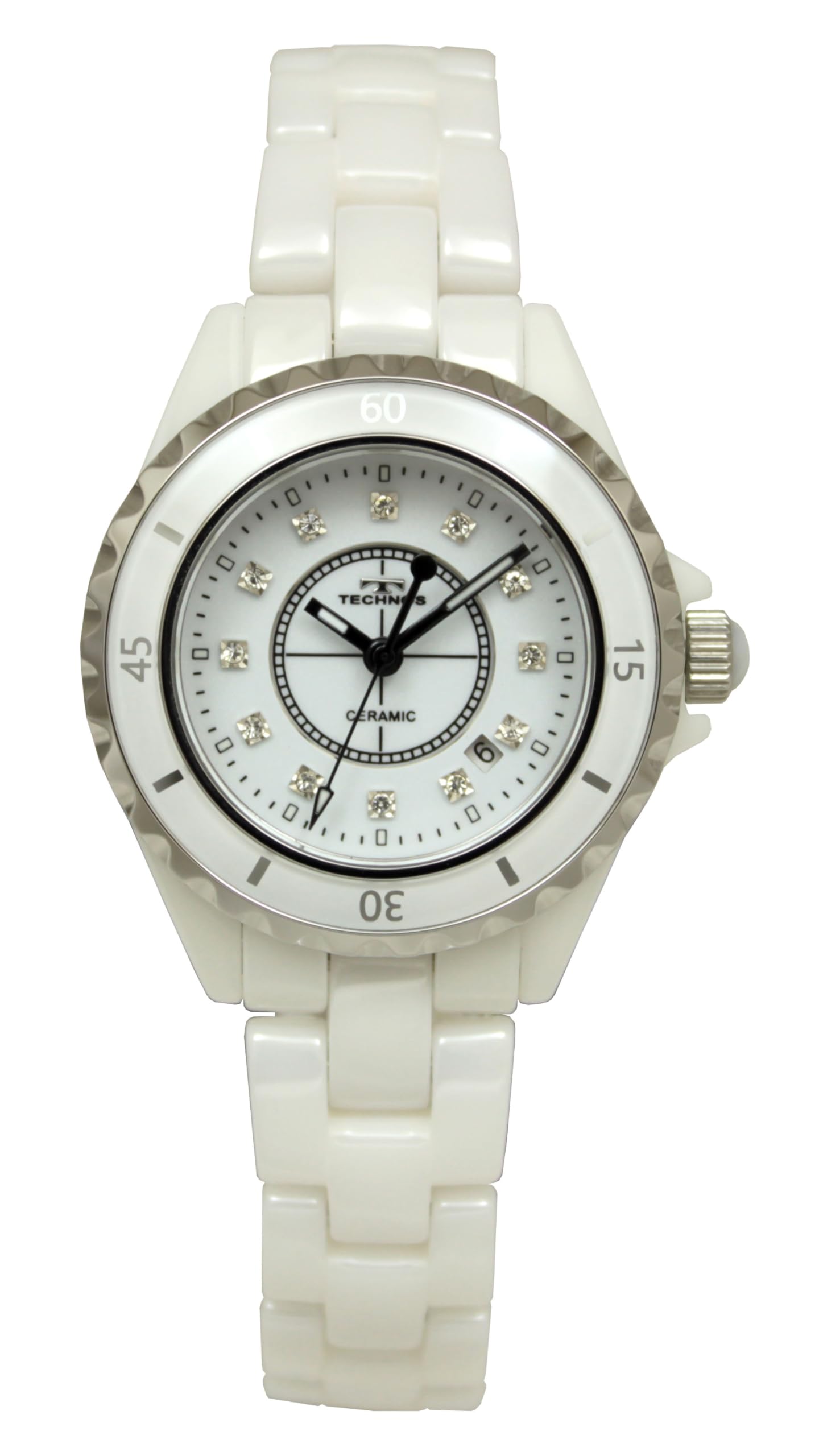 【新品・未使用】 TECHNOS テクノス ホワイトセラミック T6859PW 新品・未使用】 TECHNOS テクノス ホワイトセラミック T6859PW
