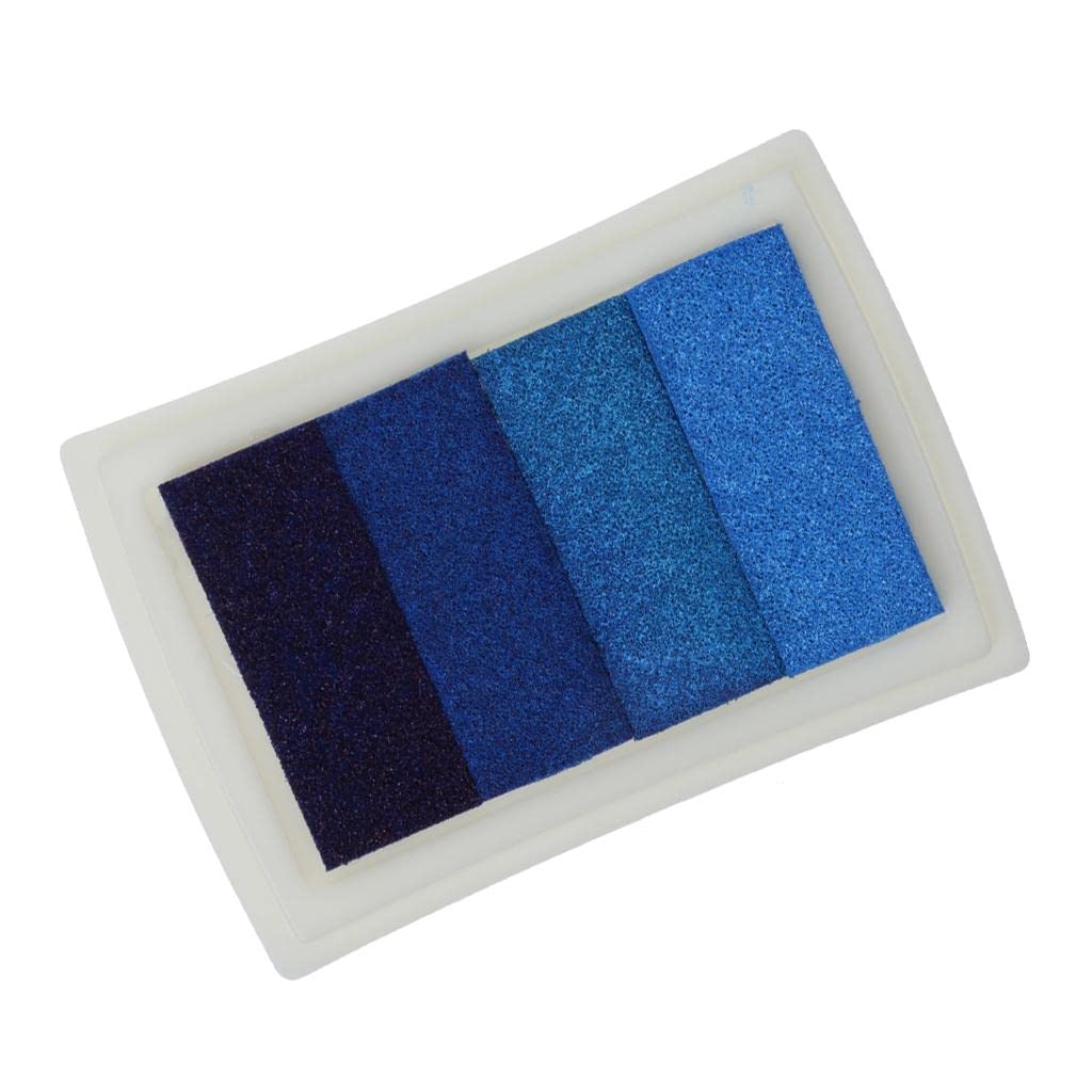 LOOM TREE 4 Shade Colors Ink Pad Fingerprint Korea DIY Craft Embossing Colorful Blue 3
