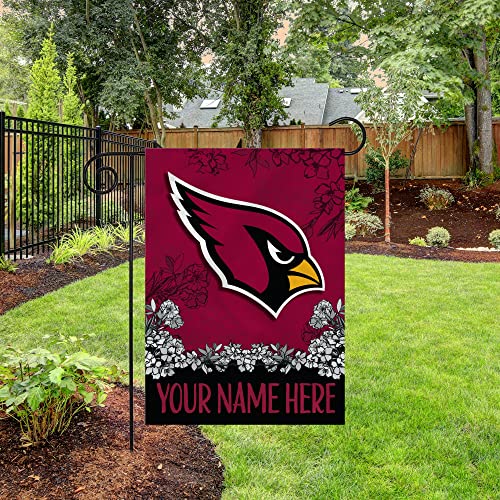Image of Rico Industries NFL Standard /Primary Personalized 13 inch x 18 inch Double Sided Garden Flag