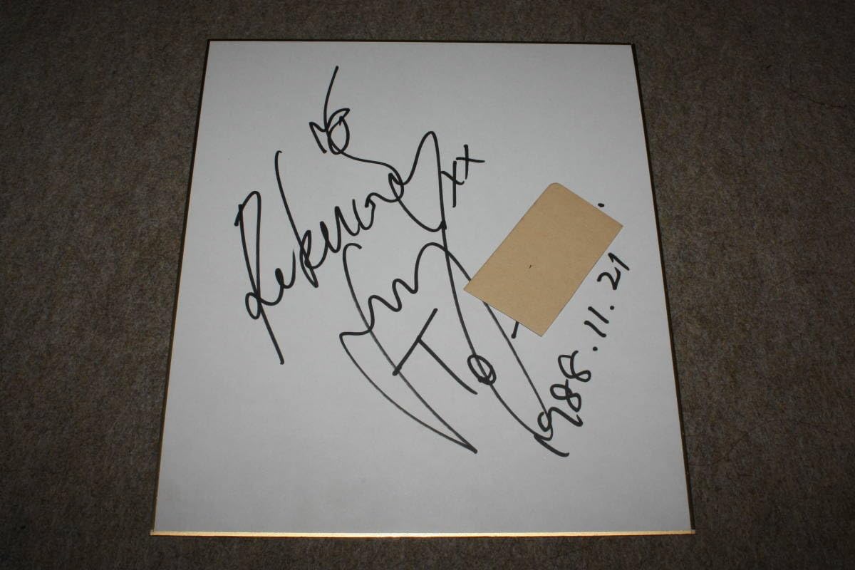 REBECCA レベッカ NOKKO ノッコ のサイン色紙②