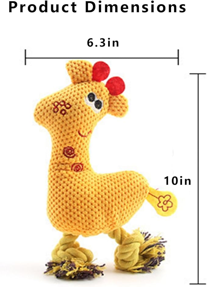 Juguete Squeaky para Perros Pequeños - Forma de Venado de Peluche miniatura 8