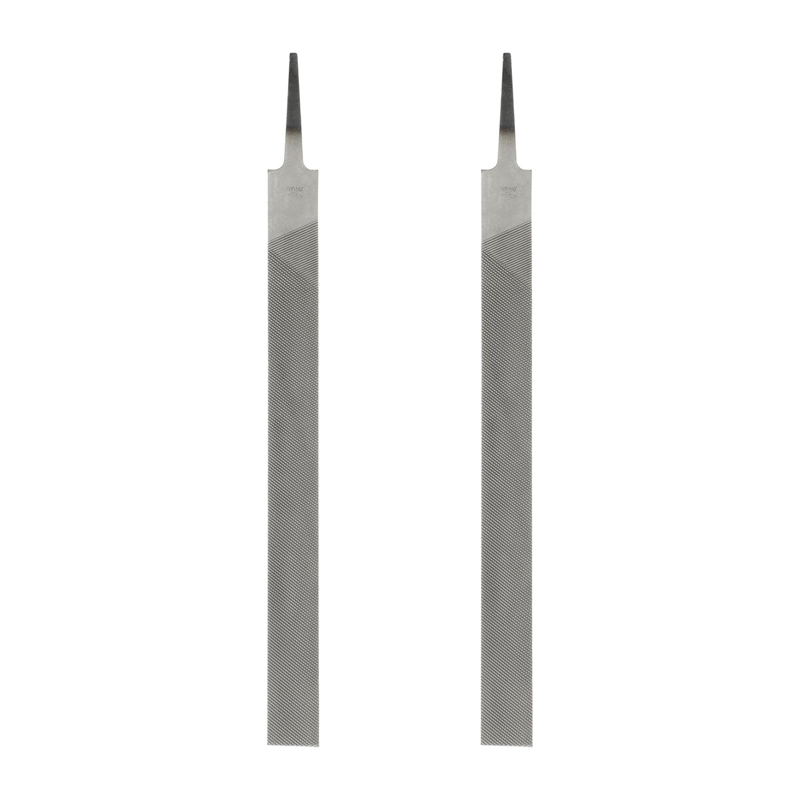 sourcing map 2pcs Flat Coarse Cut File 16" Double Cut Teeth High Carbon Steel Hand Rasp File Without Handle for Metal Wood Deburring Removing