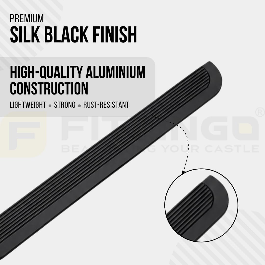 VEZEL 600mm Aluminium Wardrobe Handle, Silk Black, Pack 2 — Amazon image 6