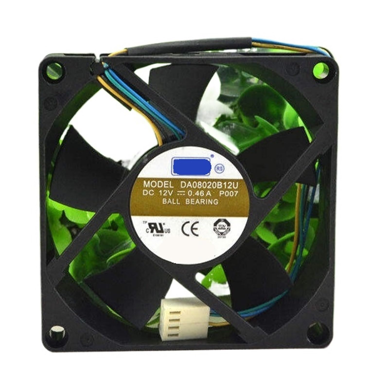 YMUGUEGH 8CM DA08020B12U 12V 0.46A 4wire fan
