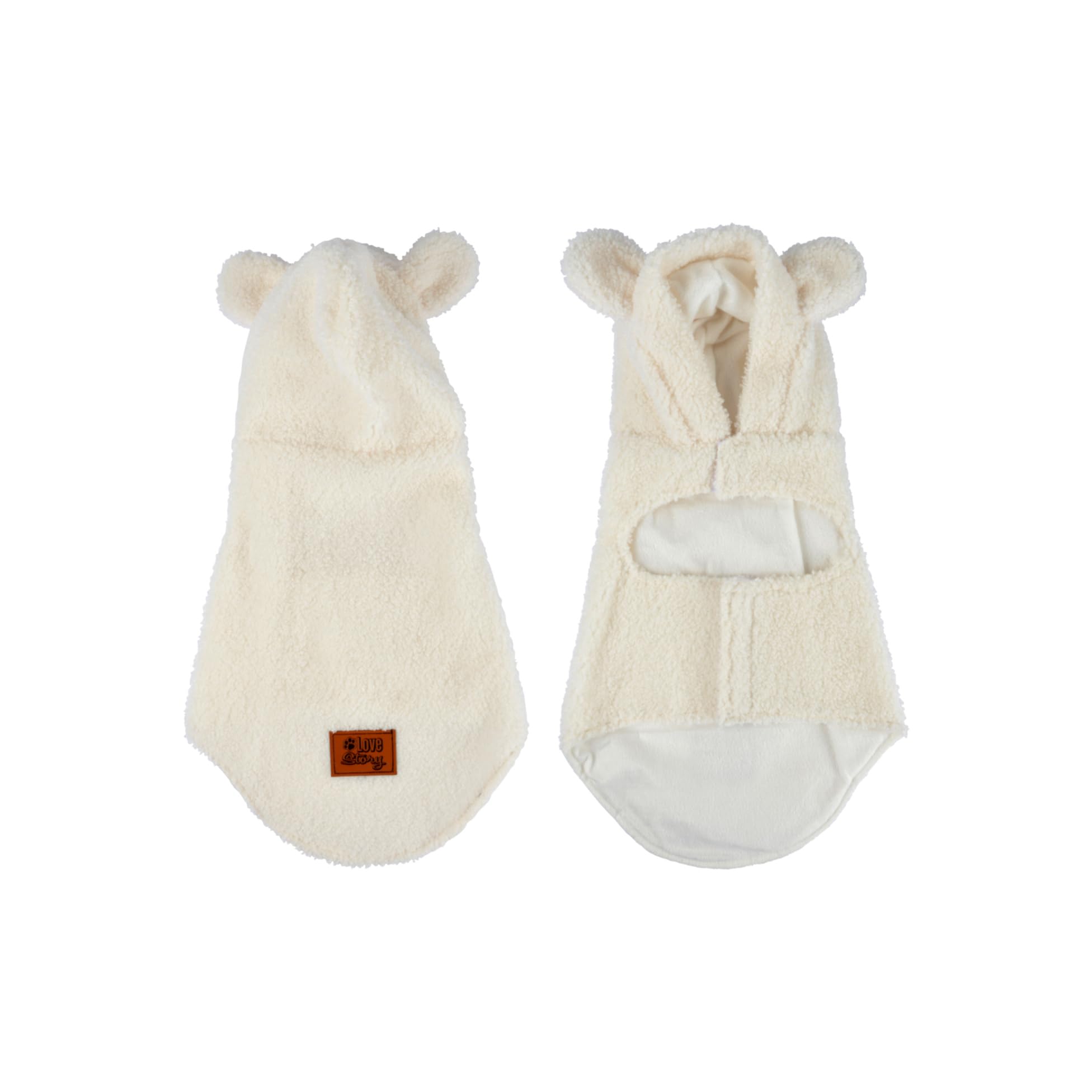 Love Story, Wooly Curly Wool Soft Jacket S/25 cm Ecru