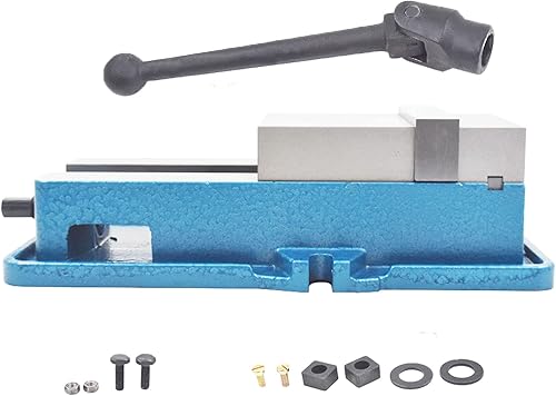 marddpair Tornillo de abrazadera de banco de 5 pulgadas de precisión tornillo de banco sin base apto para fresado y máquinas de perforación