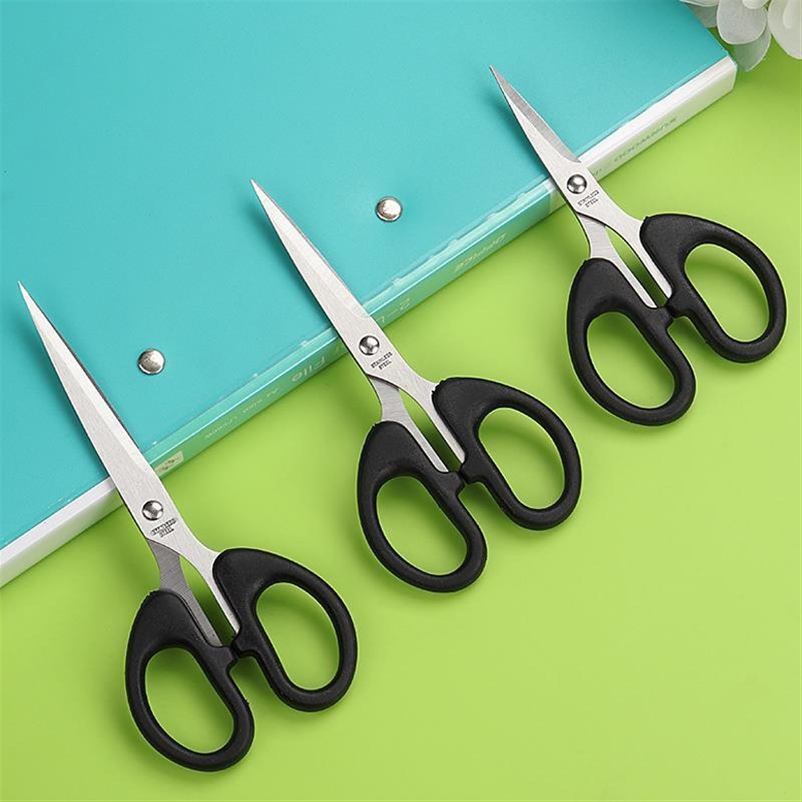 Tijeras para Manualidades, 3 Piezas, Tijeras para Sastre Civil, papelería, Acero Inoxidable, para Oficina, Papel, Corte, Hilo para el hogar, Arte Infantil, Hecho a Mano