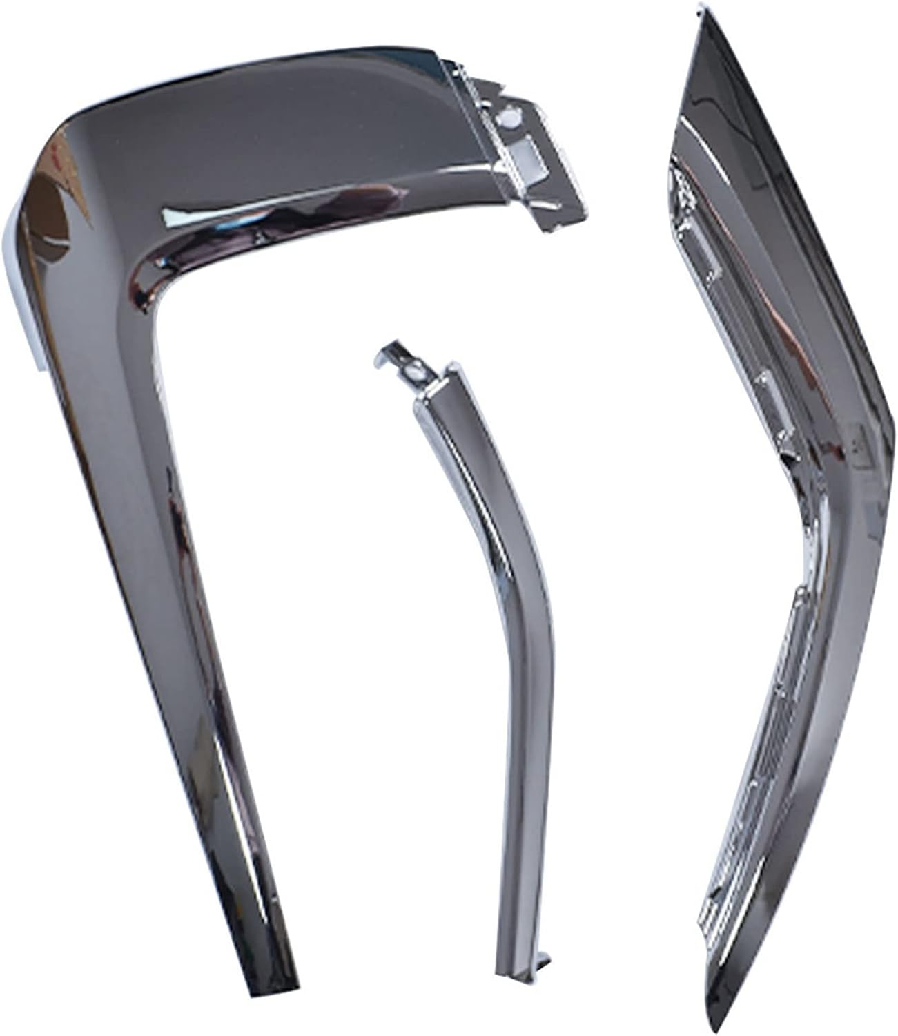 Right Front Bumper Trim Strip Molding Chrome Replacement for 2016-2019 Outlander