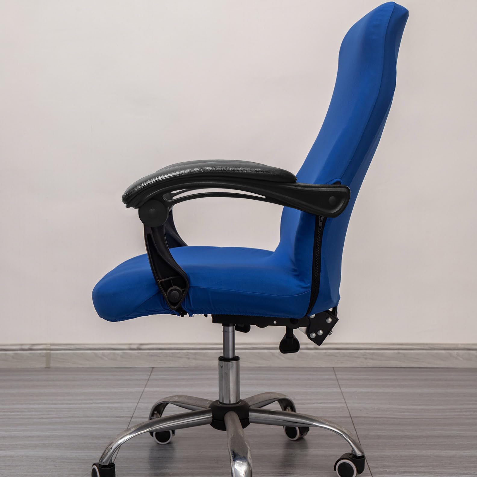Housses De Chaise Extensibles - Lot De 2, Universelles, Élastiques, Lavables, Noir, Pour Bureau Et Salle à Manger