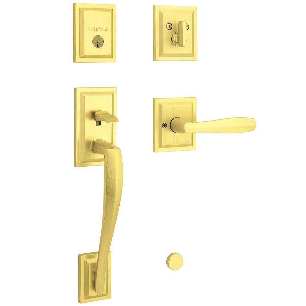 Baldwin Torrey Pines, Front Entry Handleset with Interior
