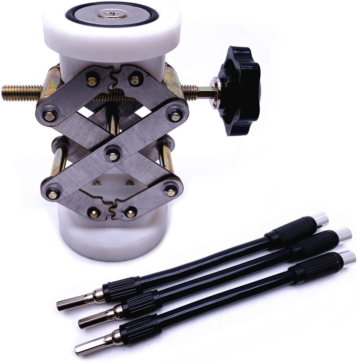 Jiayouy Guitar Brace Repair Jack Tool Telescoping Jack for Sound Beam Support Range of Adjustment 2.5" to 4.7" (White)