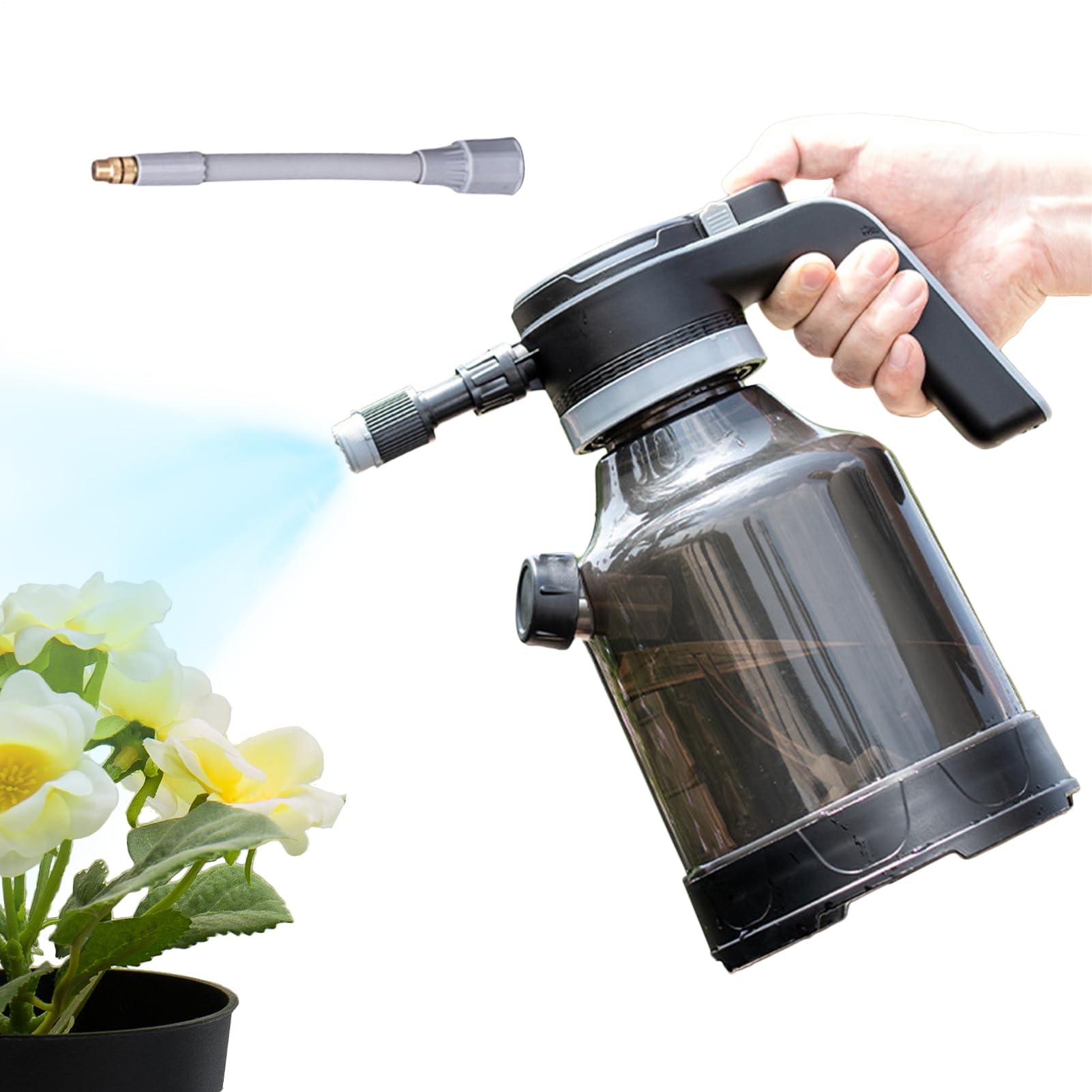 Pulverizador de Agua Eléctrico Depósito Recargable De 3 litros con Boquilla