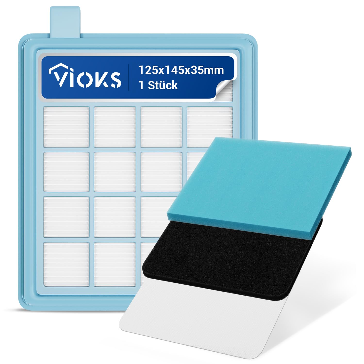 Filter 4 Piece Replacement for Philips FC8058/01 432200493801 Philips HEPA Filter for Philips Vacuum Cleaner Filter Philips Vacuum Cleaner Filter Philips Vacuum Cleaner Bagless