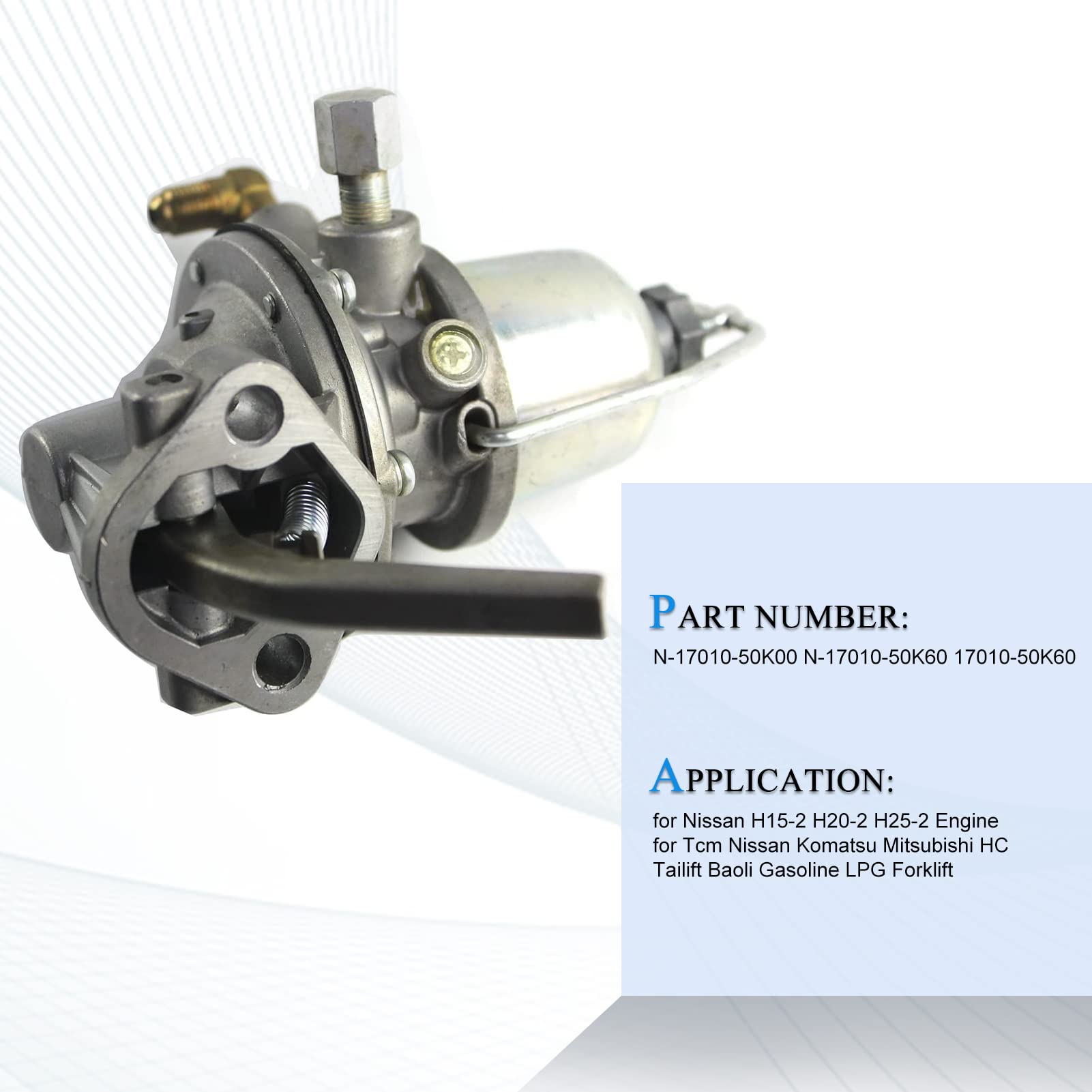 Amazon | PANGOLIN H20-2 H25-2 エンジン燃料ポンプ 日産H20-2 H25-2