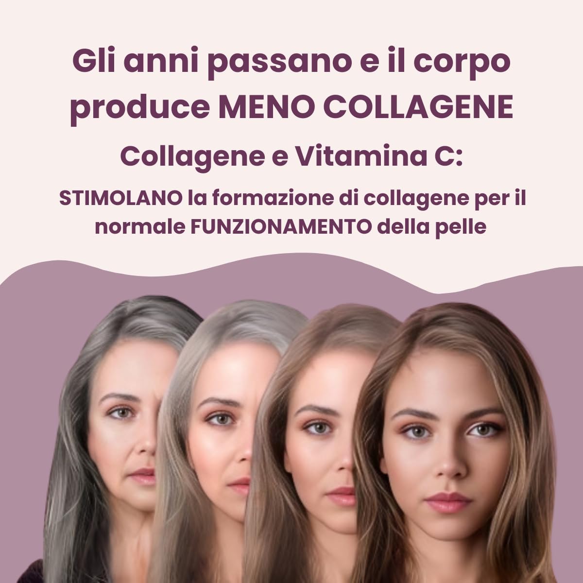 FITOERA Collagene Marino in Polvere 500g – Con Acido Ialuronico, Biotina, Vitamina C, E, Zinco e Resveratrolo – Per Pelle, Capelli e Unghie – Alta Solubilità – Made in Italy