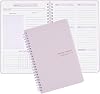 Moseem Weekly Planner Notebook, Undated A5 To Do List Diary,Weekly Goals Planner with Habit Tracker 52 Weeks Planning for College Work Adhd (Purple)