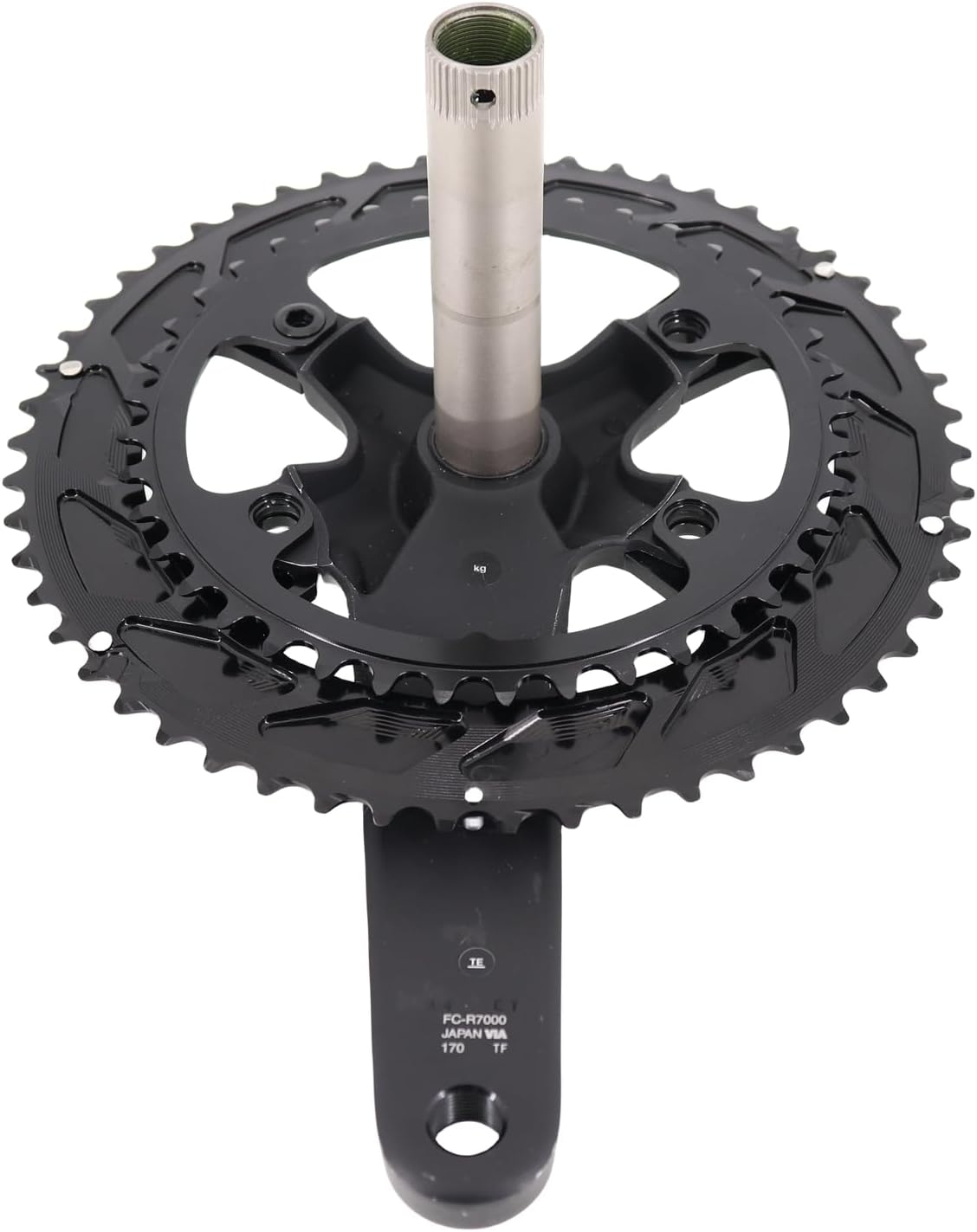 DJC Stone 110BCD Road Bike Chainring for Shimano 105 R7000 R8000 R9100 Double Chainring 4 Arms 2X Round 52 36T 53 39T 54 40T 50 34 48 33T 5800 6800