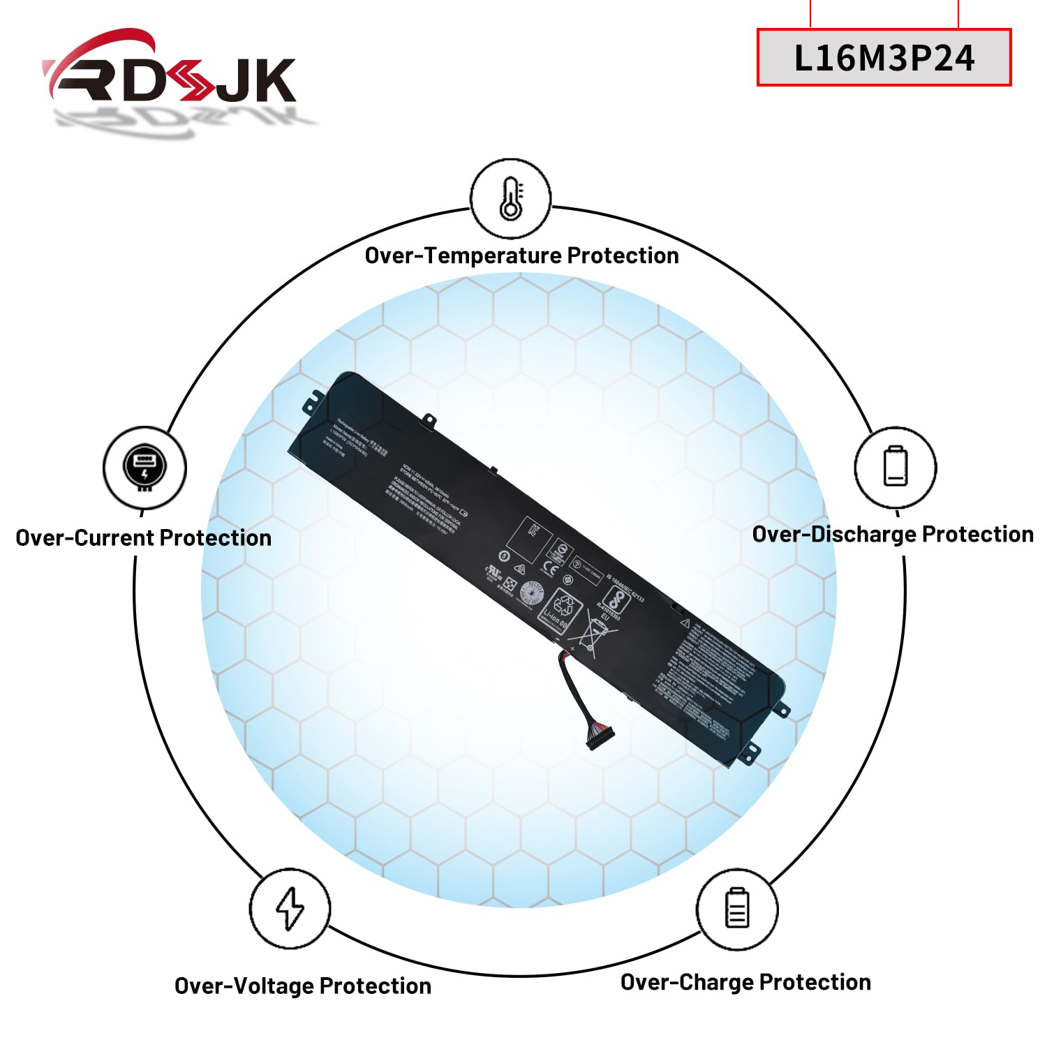 Amazon.com: L14M3P24 L14S3P24 L16M3P24 L16S3P24 Laptop Battery for