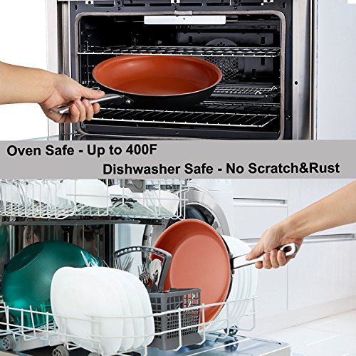 Nonstick Frying Pans 9 Inch Nonstick Omelette Pan Nonstick Egg Pans Nonstick Skillet Egg Skillet Egg Frying Pan Ceramic Non Stick Pans Small Skillet Non Toxic Oven Safe #TOP5