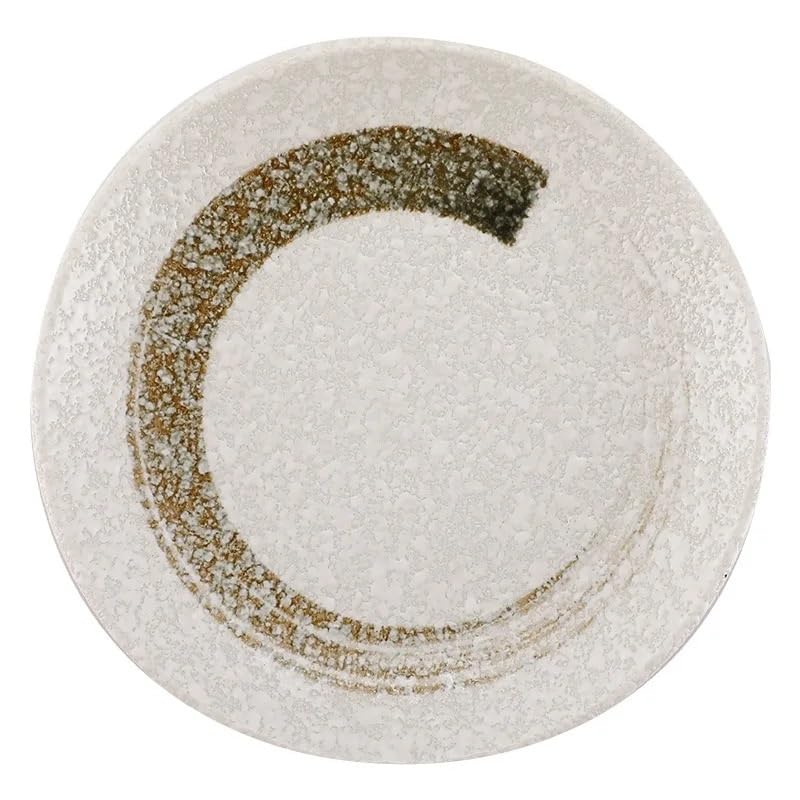 Vaisselle en céramique rétro japonaise de haute qualité pour assiettes à salade durables