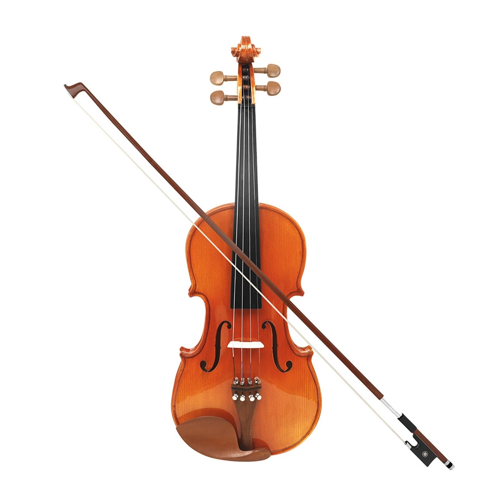 Violino Set Violino In Acero Fatto A Mano Modello Tigre Naturale Violino Giuggiola Violino Per Principianti Adulto 4/4 Pianoforte Popolare