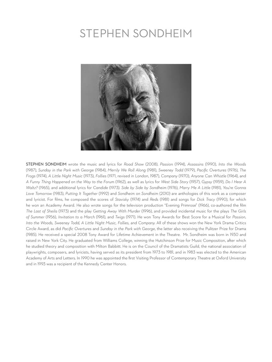 The Stephen Sondheim Collection: Songbook für Klavier, Gesang, Gitarre (Hal Leonard): 52 Songs from 17 Shows and Films. Songbook Klavier, Gesang, Gitarre