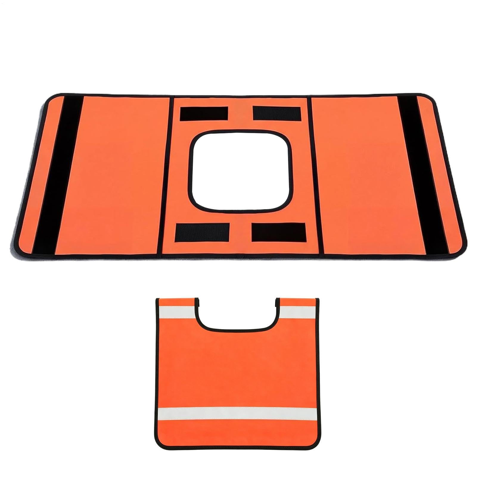 Amortiguador de cuerda de cabrestante con tiras reflectantes para rescate 8