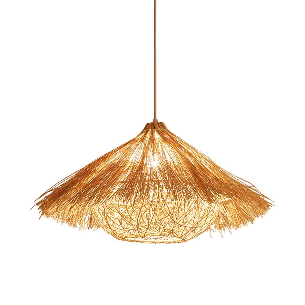 WEZXRLZNE Creative Personality Fashion Design Chandelier Southeast Asian Rural Style Pendant Light Bedroom Study Dining Room Decoration Light Fixture Modern Artist Residence Ceiling Lamp