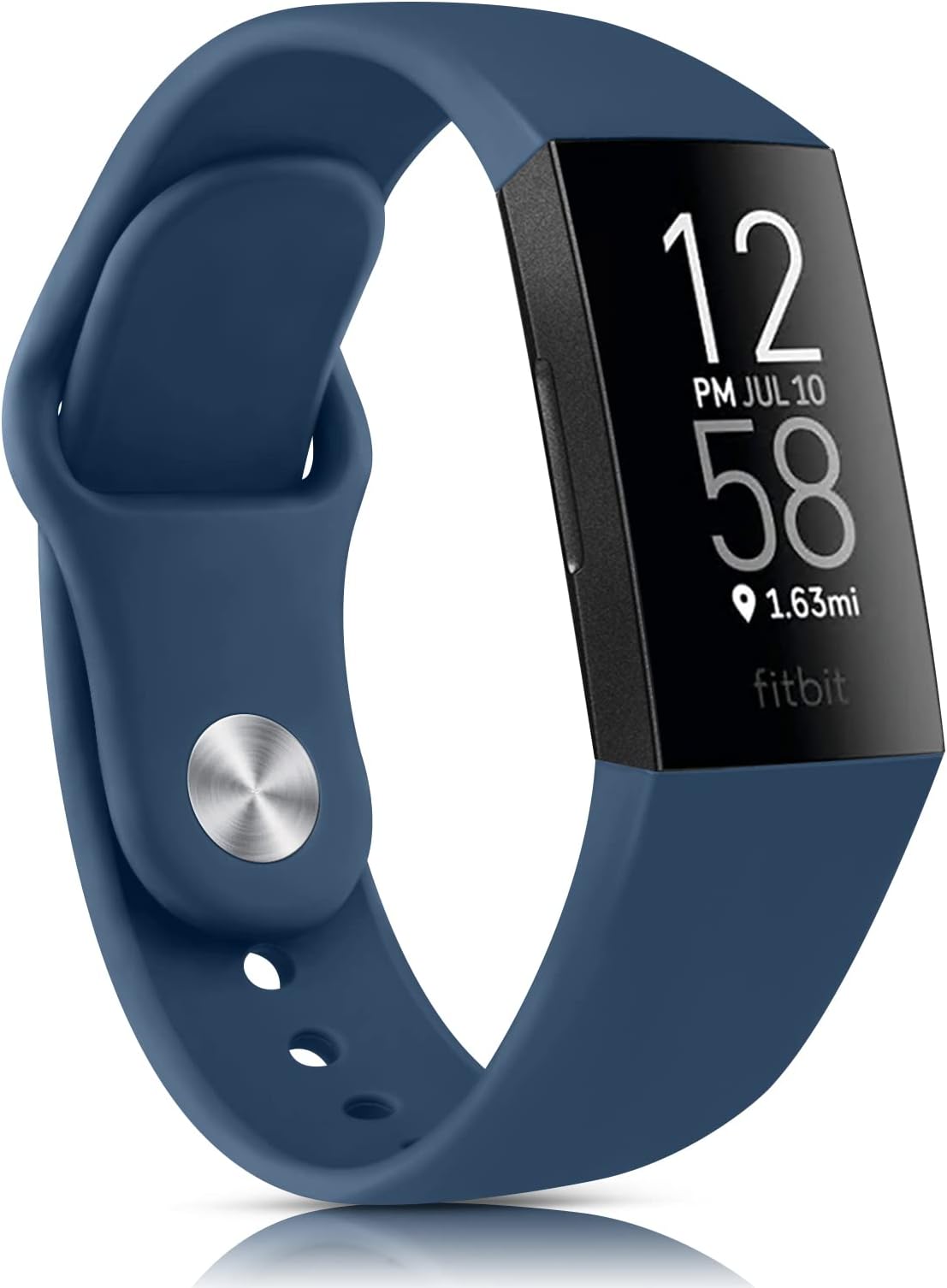 Sponsored Ad - Tobfit Watch Strap Compatible for Fitbit Charge 3/4 Smartwatch (Watch Not Included), Removable Soft Belts with Hidden Buckle for Charge 3/4 Wristband, Sport Band for Men & Women