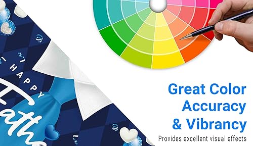 Miniatura 4 de Funnytree Telón de fondo de fiesta del día del padre feliz con texto en inglés "I Love Dad", fondo de corazón azul y blanco, decoración de festival