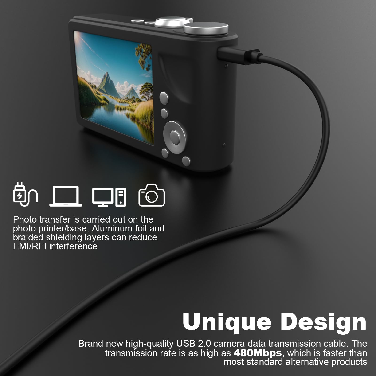 Amazon.co.jp: 5フィート USB充電ケーブル データコード Kodak Pixpro 