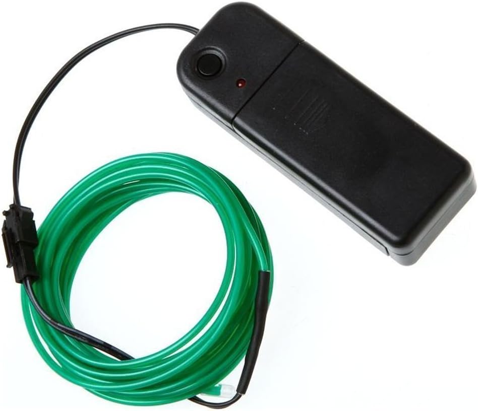9ft Lime Green Neon Glowing Electroluminescent Wire (El Wire)