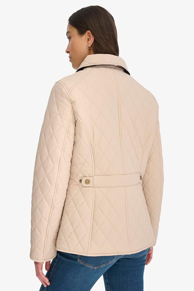 Tommy Hilfiger Women's Classic Barn Jacket, Chino, Small